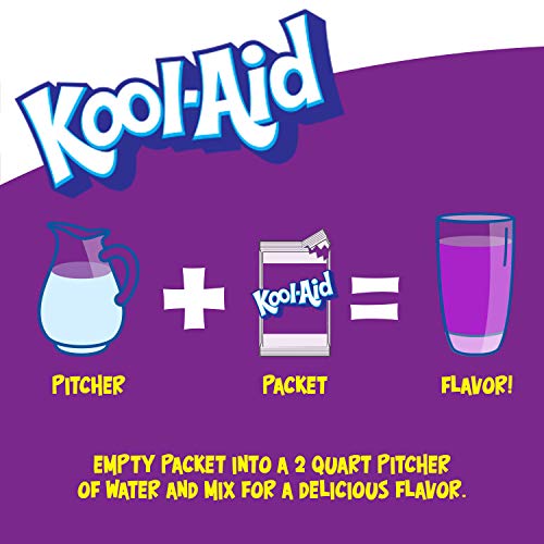Kool-Aid .14 Oz Soft Drink-Powdered Unsweetened Grape, 48 Count (Pack of 4)