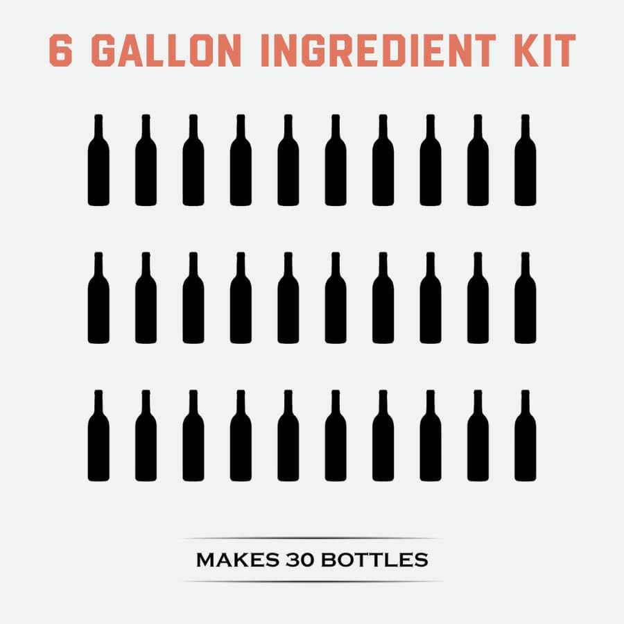Fontana French Cabernet Sauvignon Wine Making Kit | 6 Gallon Wine Kit
