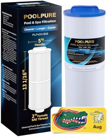 POOLPURE 4CH-949 SPA Filter Replaces Pleatco PWW50L 1PACK