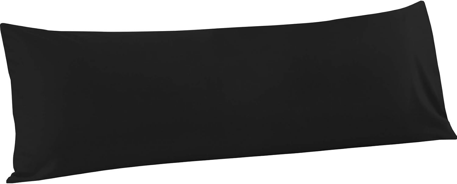 FLXXIE 2-Pack Microfiber Standard Pillow Cases, Envelope Style, White