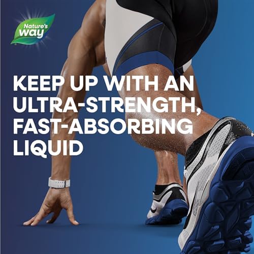 Nature's Way Joint Movement Glucosamine Liquid, Chondroitin, Berry, 16 oz | MSM with Vitamin D3 & Hyaluronic Acid, Fast-Absorbing Liquid, Joint Support Supplement*, Berry Flavored