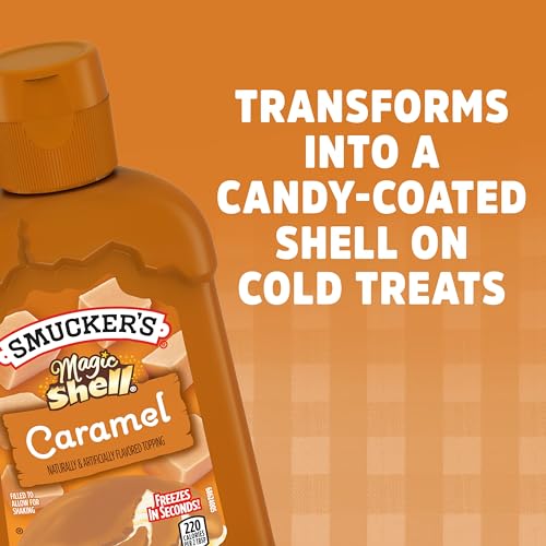Smucker's Magic Shell Caramel Flavored Topping, 7.25 Ounces