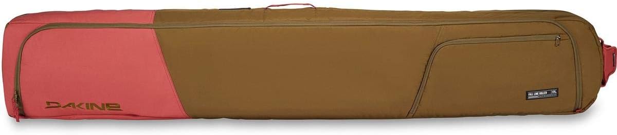 Dakine Fall Line Ski Roller Bag - Dark Olive/Dark Rose, 175 CM