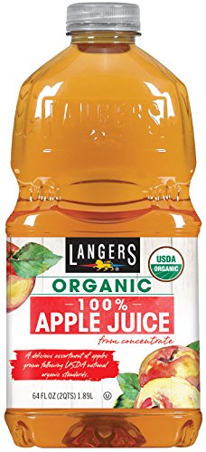 Langers Organic 100% Apple Juice, 10 Fl Oz (Pack of 12)