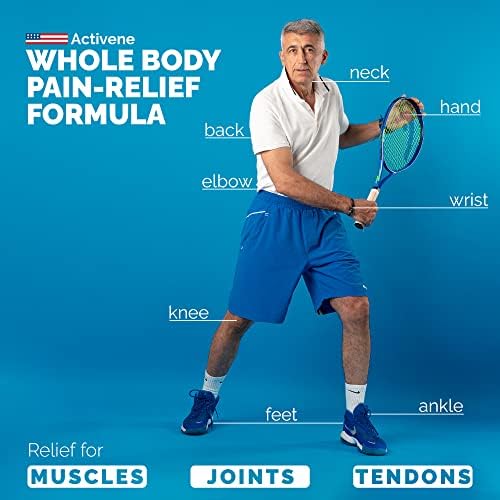 Activene Pain Relief Cream - Anti-Inflammatory Formulation | Made in USA, Non-Greasy, Fast-Absorbing, Chosen for Muscle, Arthritis and Joint Pain