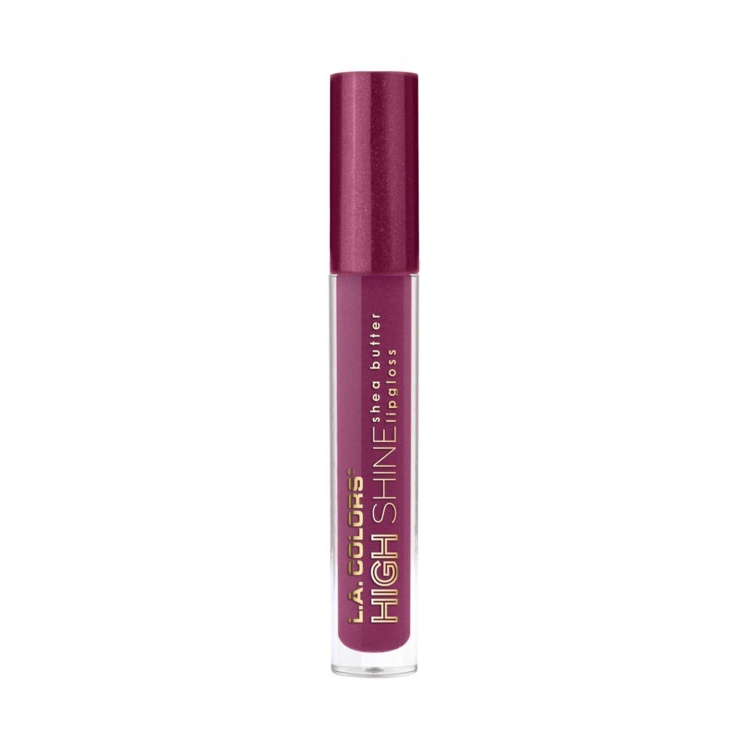 L.A. COLORS High Shine Shea Butter Lip Gloss, Baby Cakes, 0.14 Oz