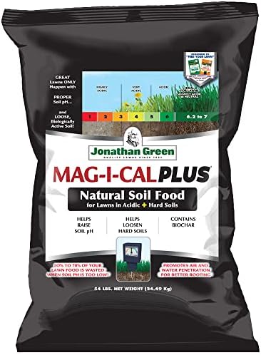 Jonathan Green (11354) Mag-I-Cal Plus Soil Food for Lawns in Acidic & Hard Soils - Soil Amendment for Grass (5,000 Sq. Ft.)