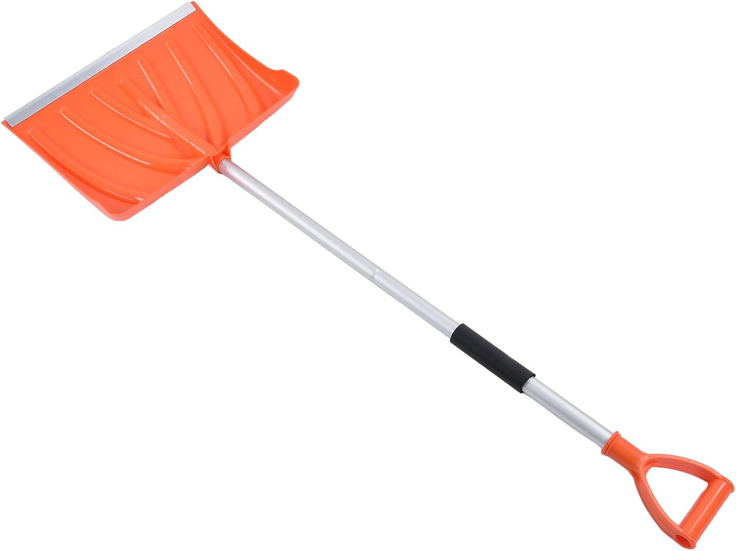 Snow Shovel for Car & Home – Large Capacity D-Handle Aluminum Shovel, Lightweight 1.1kg, Detachable for Trunk Storage, Pushes Snow, Ice
