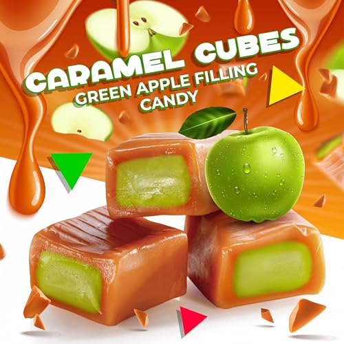 Caramel Candy Individually Wrapped, Caramel Cubes, 2 Lb Bag