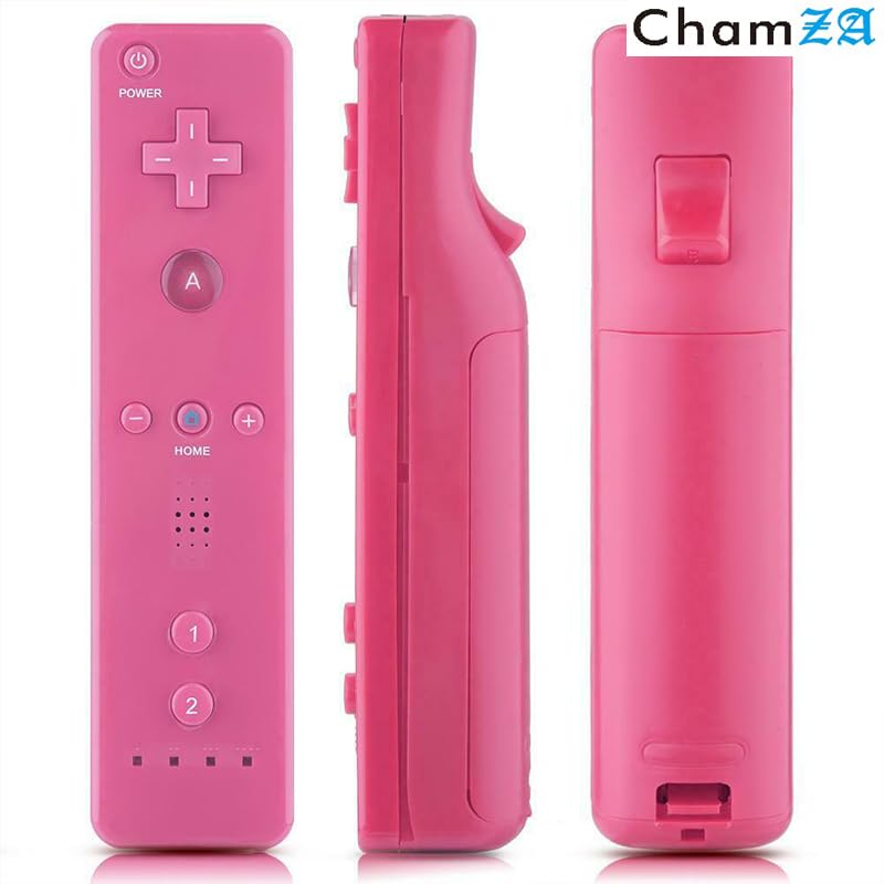 ChamZA Wireless Motion Remote Controller for Wii/Wii U, w/Soft Case & Hand strap (Red)