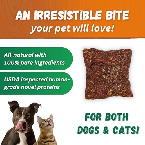 Dr. Becker's Original Beef Bites | Grain Free Liver Training Treats for Dogs & Cats, 5 oz (Pack of 3)