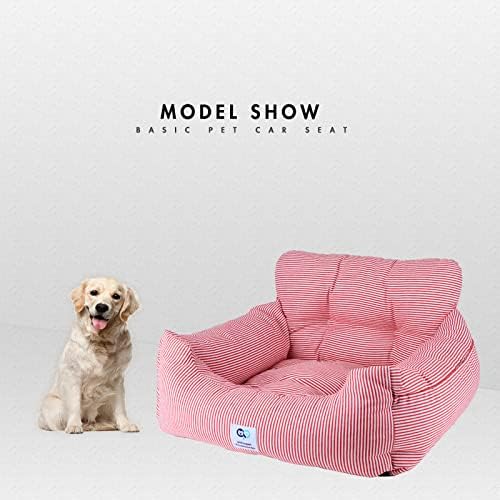 Aidou Dog car seat, Dog Booster seat for Small Medium Large Dogs Cats, pet Travel Booster seat, Dog Safety Car Seat with Storage
