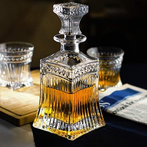 LUXU Whiskey Decanter,25 oz