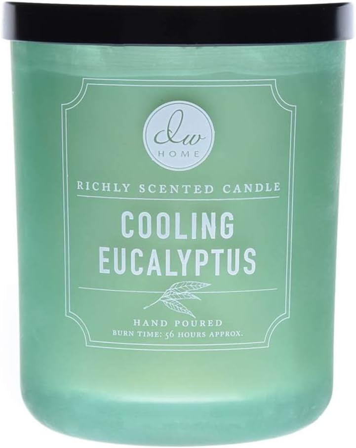 DW Home Cooling Eucalyptus Hand Poured Double Wick Candle 15.1 oz