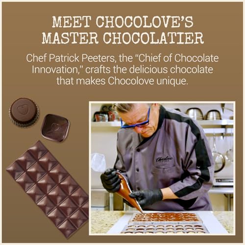 Chocolove Extra Strong Dark Chocolate Bars | 77% Cocoa | Strong & Smooth Premium Dark Chocolate | Rainforest Alliance Certified, Non-GMO