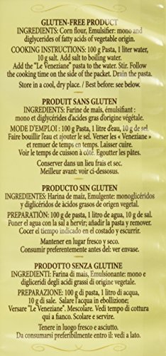 Le Veneziane - Italian Farfalle Pasta [Gluten-Free], (4)- 8.8 oz. Pkgs