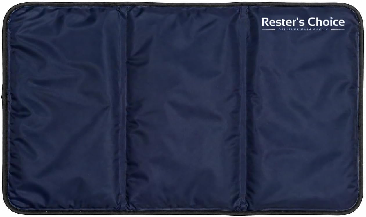 Gel Soft Flexible Ice Pack for Injuries Reusable - (Large: 11"x14.5") for Hip, Shoulder, Knee, Back - Comfy Cold Pack Compress for Swelling, Bruises, Surgery