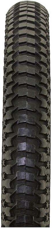 Alta Bicycle Tire Duro 18" x 2.125" Bike Tire All Black, Smooth Trail Tread Style