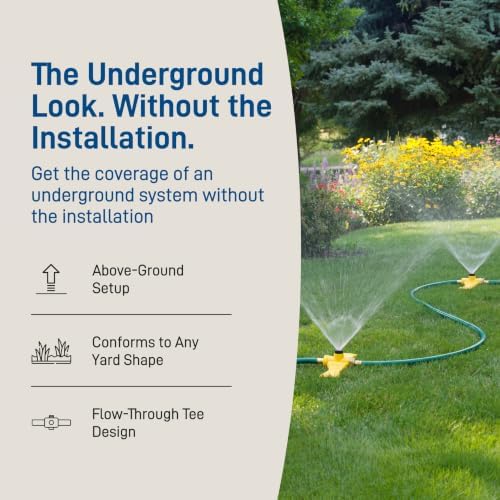 Orbit Port-A-Rain Above-Ground Sprinkler System, Green - 58092