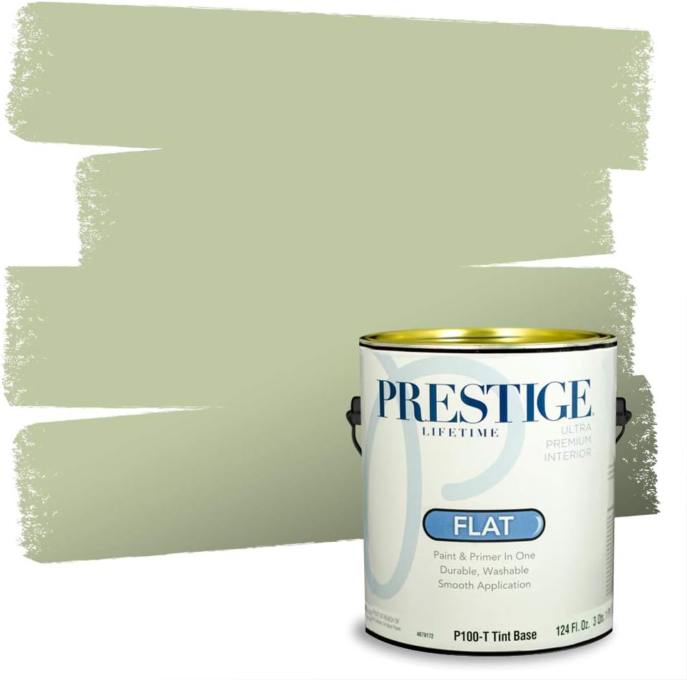 PRESTIGE Interior Paint and Primer in One, Garden Sage, Eggshell, 1 Gallon