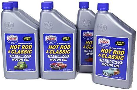 Lucas Oil 10688 Hot Rod and Classic Car SAE 10W-40 Motor Oil - 1 Quart