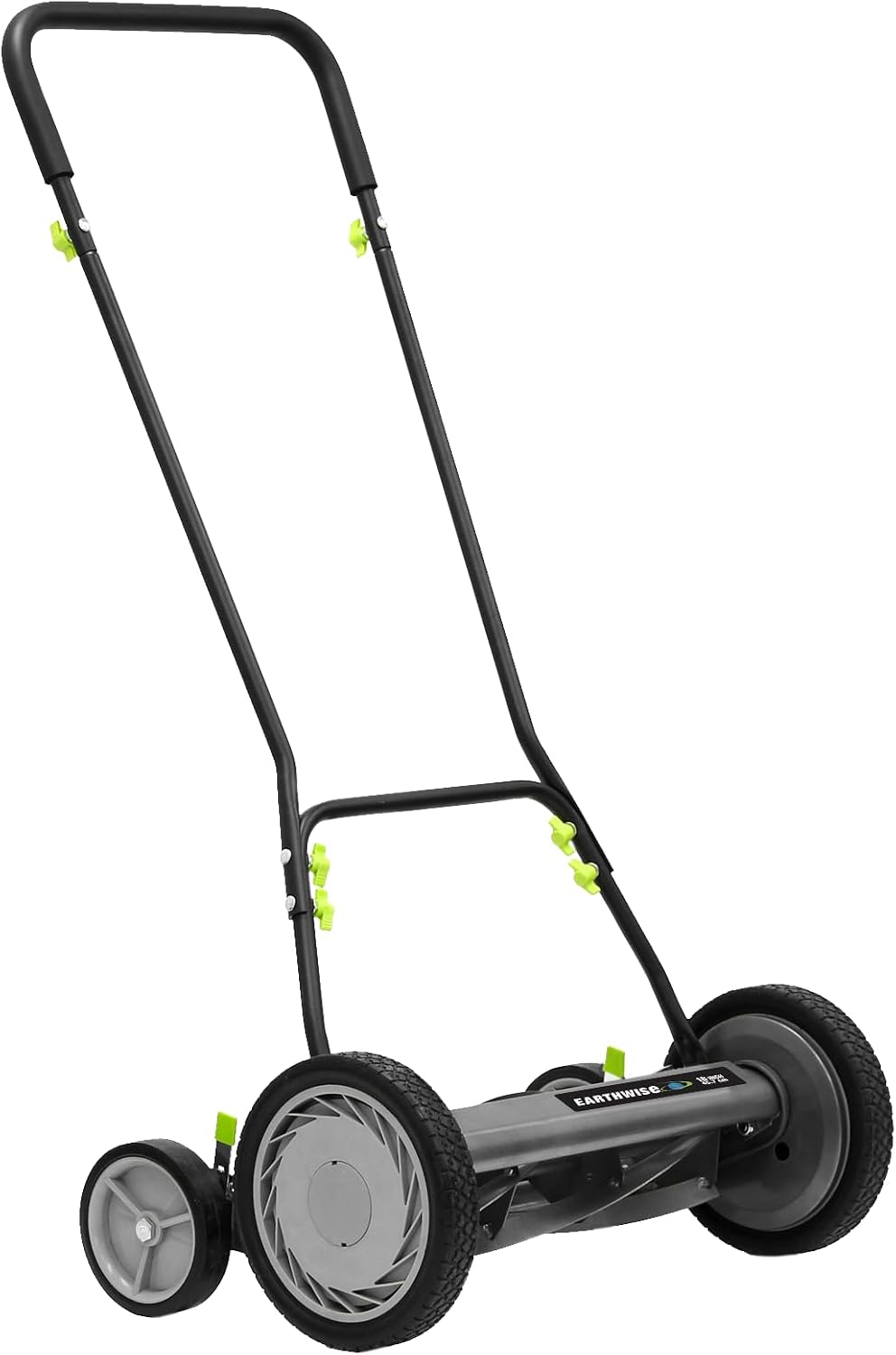 Earthwise 1715-16EW 16-Inch 7-Blade Push Reel Lawn Mower, Grey