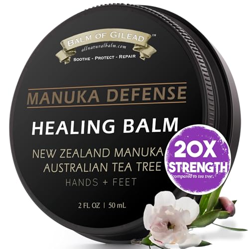 BALM OF GILEAD Manuka Eczema Honey Cream - Moisturizer for Sensitive Skin, Eczema, Psoriasis & Dermatitis - Manuka Honey Ointment, Grassfed Tallow