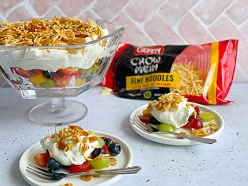 Gefen Gluten Free Chow Mein Fine Noodles, 8oz (3 Pack) Ready To Eat, All Natural, Thin & Crisp, Best By: 8/6/2026