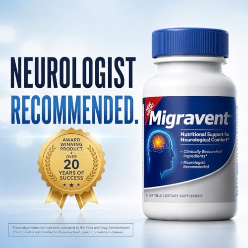 Vita Sciences Migravent Brain & Circulatory Wellness Support - 60 Capsules | Capsules