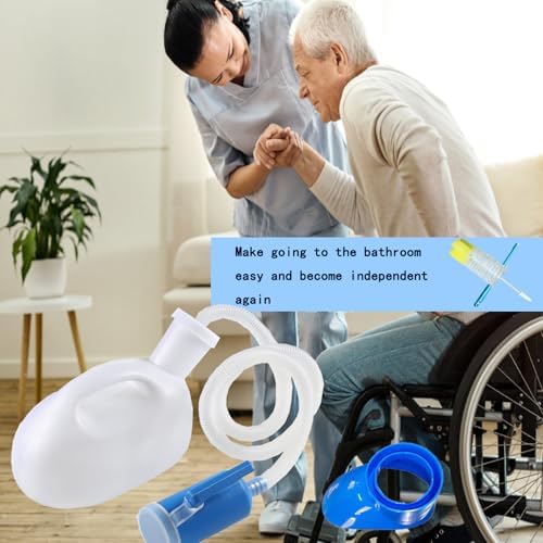 2000ML Urinal for Men, Spill Proof Urine Bottle, Pee Bottle for Hospital