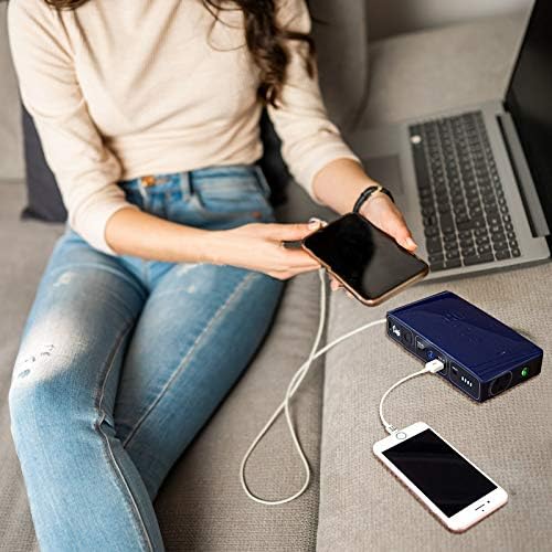 Comecase Case for HALO Bolt 58830/57720 mWh Charger and Jump Starter | Hard EVA and Mesh Pocket Protect and Organize AC Plug, Car Charger and Cables