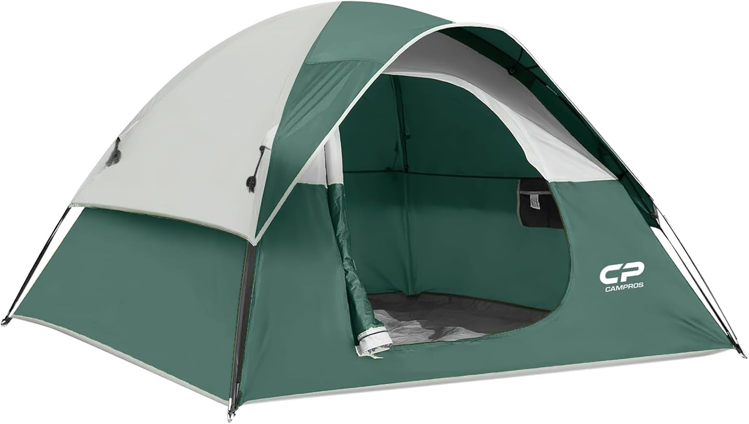 CAMPROS CP 3 Person Tent, Waterproof Dome Tents for Camping with Rainfly