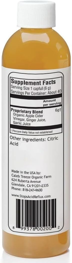 Caleb Treeze Old Amish Muscle Tonic 8 fl oz, Restless Legs, Muscle Cramps & Spasm Relief, Leg Cramps Relief, Foot Cramps Relief- Pack of 3