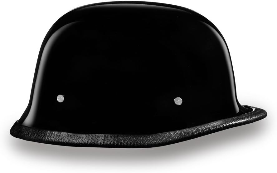 Daytona Half Shell German Motorcycle Helmets, DOT Approved for Superior Safety and Style – Comfortable, Durable, and Perfect for Riders Who Want a Retro Look with Modern Protection Standards