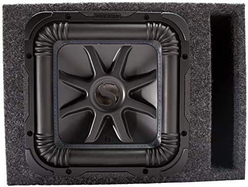 KICKER L7 15" Subwoofer with Box 44L7S152-RS 115SQV Vented Square Enclosure