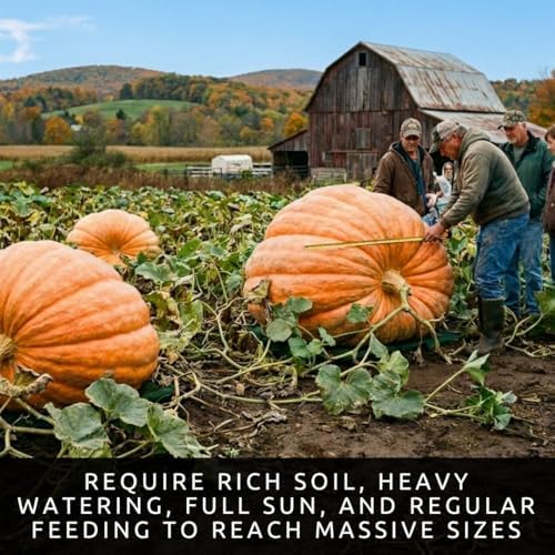 Biggest Pumpkin in The World | 10 Seeds | Grow Atlantic Giant Pumpkins
