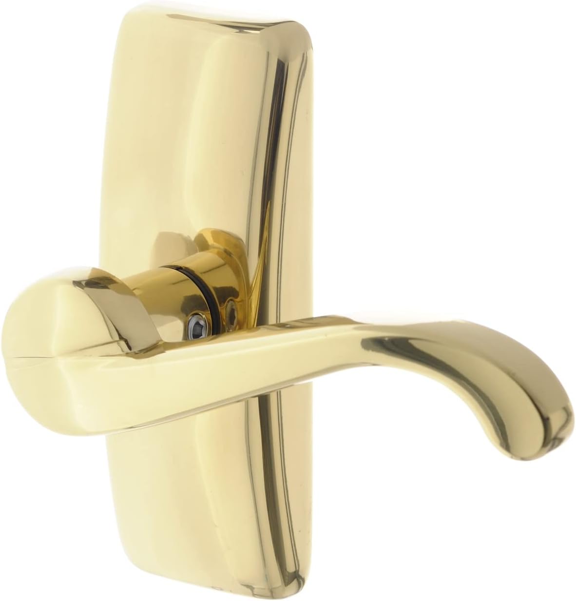 Wright Products VGL025-555, Brass Georgian Style Surface Mount Latch, Gold