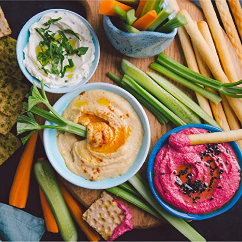 Roots Circle All-Natural Sesame Tahini Paste | 100% Pure Rich & Creamy Ground Sesame Seed Paste for Hummus, Tahini Sauce, Dressing & Dips | Vegan, Kosher | Non-GMO, Gluten & Peanut-Free | 2 Jars 16 Oz