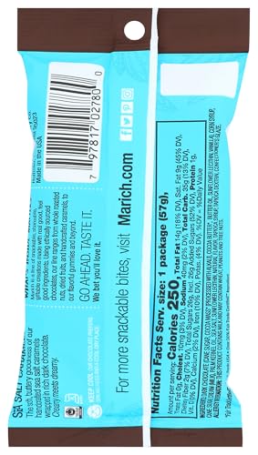 MARICH CONFECTIONERY Dark Choc Sea Salt Caramels, 2 OZ