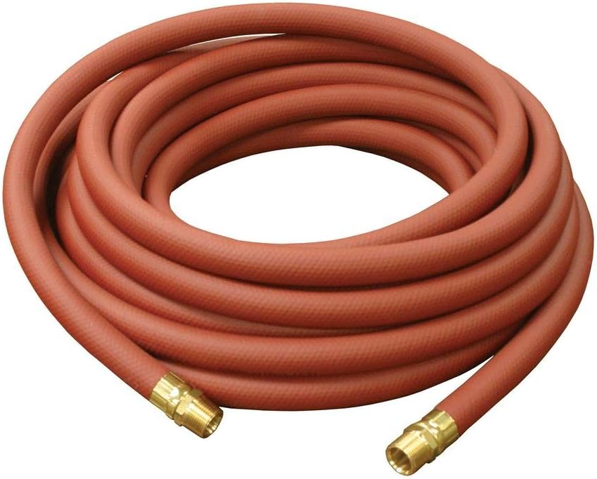 Reelcraft S601026-50 Low Pressure Air/Water Hose Assembly, 3/4" x 50', 250 Psi, 3/4" x 3/4 NPTF(M), 1.075 OD, PVC Nylon
