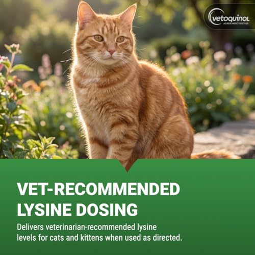 Vetoquinol Enisyl-F - Lysine Supplement for Cats - Daily Immune Support - Everyday Feline Health Support - Tasty Oral Paste - Tuna Flavor, 3.5oz Pump