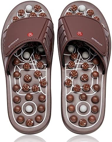 BYRIVER Blood Circulation Foot Massager for Healthy Leg Feet, Cold Leg Therapy Massage Tools, Healthcare Slippers Sandals Shoes