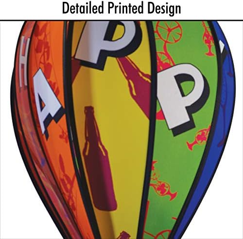 In the Breeze 0990 USA Flag 10-Panel Hot Air Balloon Wind Spinner