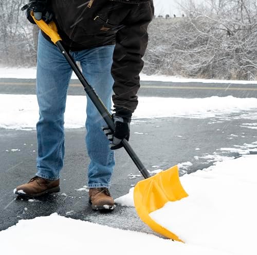 True Temper 18" Poly Folding Snow Shovel, Convenient Storage, Collapsible, Compact for Cars or Camping