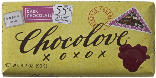 Chocolove Pure Dark Chocolate, 3.2 Ounce