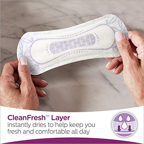 Poise Microliners, Long Length - Lightest Absorbency, 50 Count (Pack of 2)