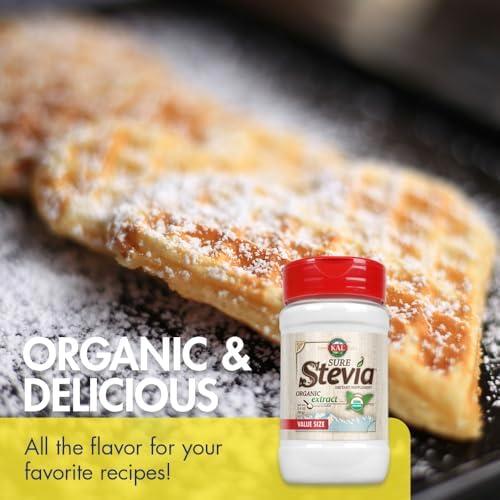 KAL Sure Stevia Extract Powder, Low Carb, Plant Based Stevia Sweetener, Great Taste, Zero Calories, Zero Sugar, Low Glycemic & Perfect for a Keto Diet, 60-Day Guarantee, Approx. 1820 Servings, 3.5oz | Zero Calorie Sweetener - Organic, Keto Friendly & Low…
