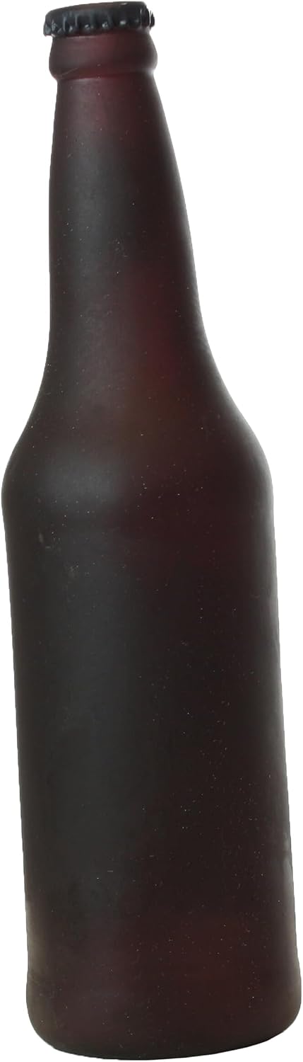 SILLY SQUEAKERS Tuffy Beer Bottle Dog Toy: Squeaky Dog Toy, Washable and Floats, Vinyl