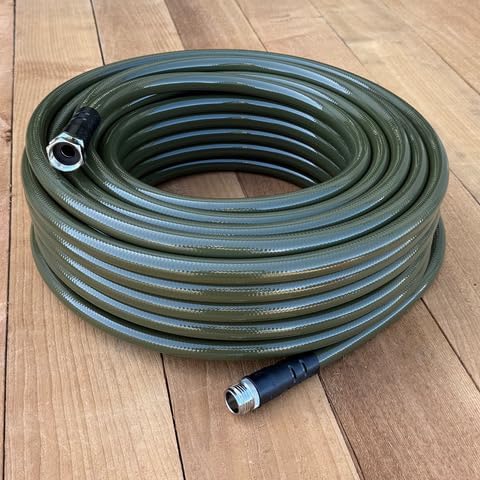 Water Right Polyurethane Garden Hose, 100 Ft, Non-toxic, 1/2” ID, Olive