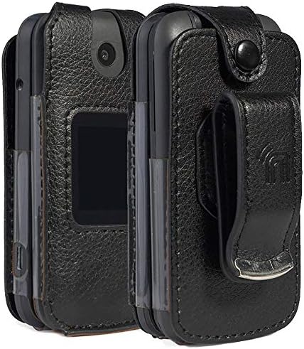 Nakedcellphone Fitted Series for Alcatel Smartflip Phone Case - Black
